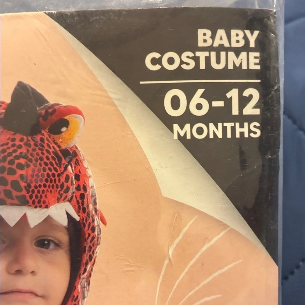 NWT Red Dragon Costume with Egg  6-12 months Halloween Dress Up Party